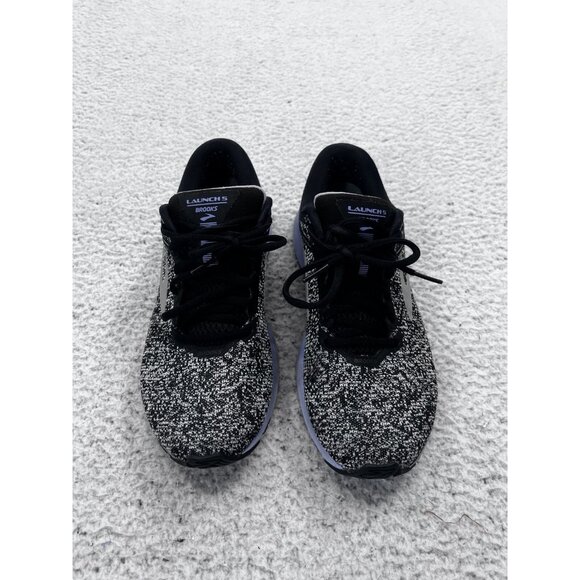 Women's Brooks Launch 5 Black Purple Running Athletic Shoes Size 9.5 M - Picture 1 of 12